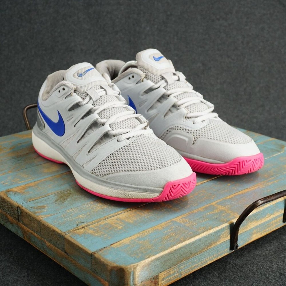 Nike Women’s Air Zoom Prestige Tennis Shoes Size 11.5 Grey Pink AA8024-004